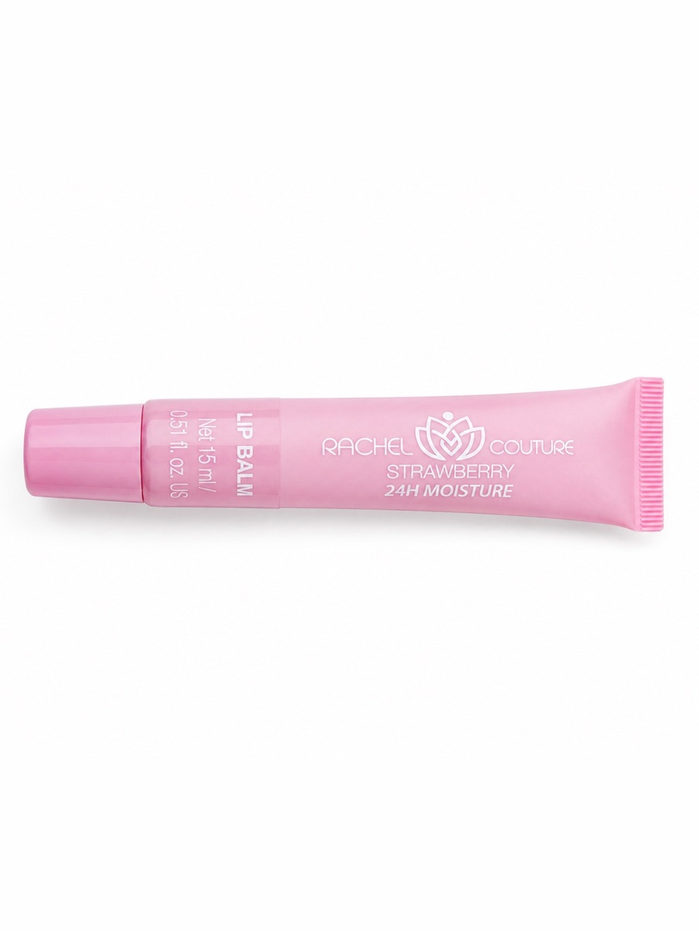 Rachel Couture Strawberry Lip Balm New Hydrating Non-Sticky Shine